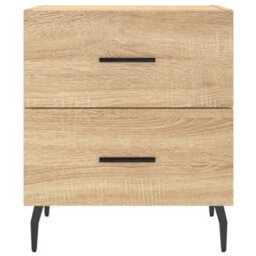 Berkfield Bedside Cabinets 2 Pcs Sonoma Oak 40X35X47.5 Cm Engineered Wood - thumbnail 6