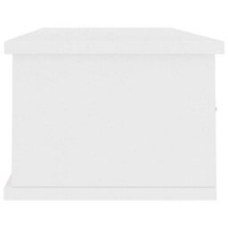 Berkfield Wall-Mounted Drawer Shelf White 88X26X18.5 Cm Engineered Wood - thumbnail 5