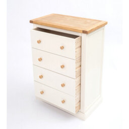 Cabinet Bits Castelli 4 Drawer Chest Of Drawers Wood Knob - thumbnail 4