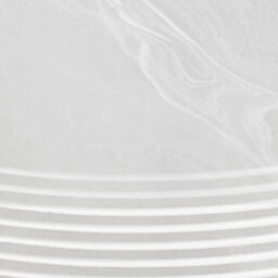 Showerdrape Bianco Frost Onyx White Striped 5 Piece Bathroom Accessory Set - thumbnail 7