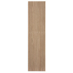 Wvh Acupanel Contemporary Natural Oak Slat Acoustic Wood Wall Panel, Premium, Black Felt Backing, 120Cm X 60Cm - thumbnail 6