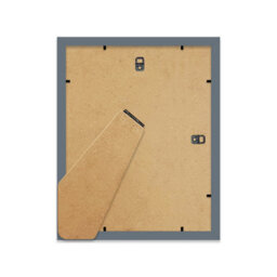 "14X11"" Grey Frame With Mount For 12X8"" Pictures 20mm Thin Edge Portrait And Landscape Display With Wall Hooks And Kickstand" - thumbnail 3