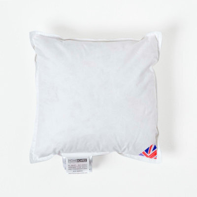 "Homescapes Duck Down Cushion Pads Inner Insert Filler Machine Washable 35 X 35 Cm (14 X 14"")" - image 1