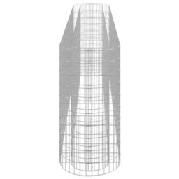 Berkfield Gabion Raised Bed Galvanised Iron 330X50X100 Cm - thumbnail 5