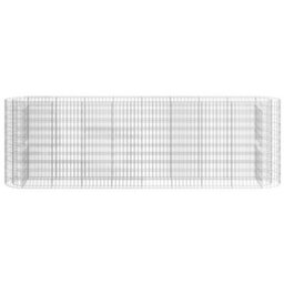 Berkfield Gabion Raised Bed Galvanised Iron 330X50X100 Cm - thumbnail 4