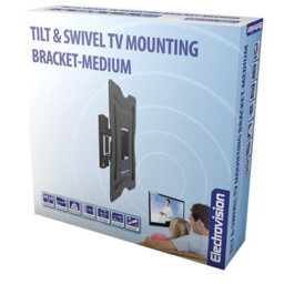 Kenable Tilt And Swivel Tv Mounting Bracket 56mm Profile For 14 To 40 Inch Tvs - thumbnail 2