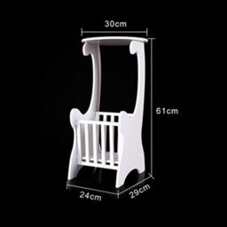 Round Coffee Table With Magzine Rack Sofa Living Room End Table Small Furniture - thumbnail 2