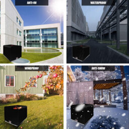 Water Tank Cover, Ibc Cover For 1000L Tank, Dustproof, Uv-Resistant, Rainproof, 420D Containers - thumbnail 5