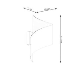 Sollux Lighting Talassa Steel Black 1 Lights Modern Wall Light - thumbnail 5