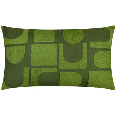 HÖEM Hoem Hallam Embroidered Cotton Feather Rich Cushion - image 1