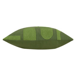 HÖEM Hoem Hallam Embroidered Cotton Feather Rich Cushion - thumbnail 3