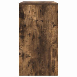 Berkfield Computer Desk Smoked Oak Particle Board Compact Simple - thumbnail 6