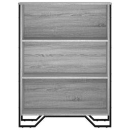 Berkfield Bookcase Grey Sonoma 80X31X106 Cm Engineered Wood - thumbnail 4