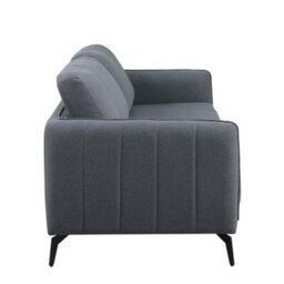 More4Homes Oslo Modern Scandi Style Fabric Living Room 3 Seater Sofa (Dark Grey) - thumbnail 4