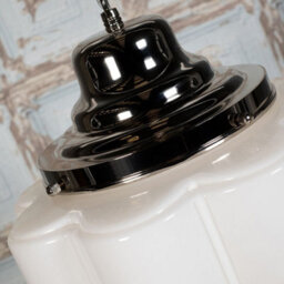 Glasshouse Nickel Art Deco Hallway Pendant Light - Se Home - thumbnail 4