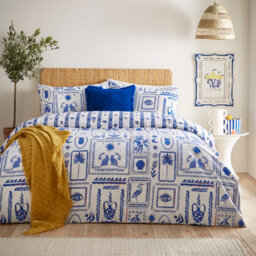 Furn. Frieze Abstract Greek Symbol Duvet Cover Set - thumbnail 1