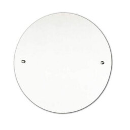 Deenz Round Drilled Mirror Wall Mounted Frameless Bathroom Living Room Home Décor (40X40Cm) - thumbnail 1