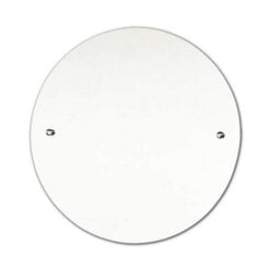 Deenz Round Drilled Mirror Wall Mounted Frameless Bathroom Living Room Home Décor (40X40Cm)