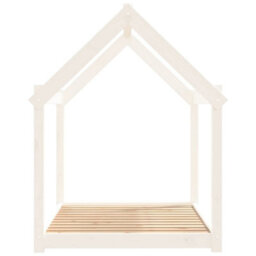 Berkfield Dog Bed White 111X80X100 Cm Solid Wood Pine - thumbnail 6