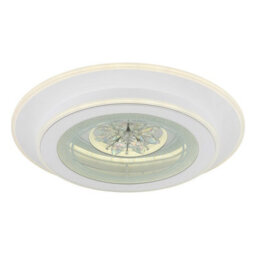 Luminosa Lighting Luminosa Bluma Integrated Led Semi Flush Ceiling Light White Led Dimmable 2700-6500K Remote Control Timer - thumbnail 9