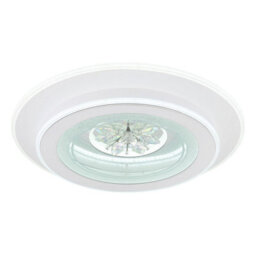 Luminosa Lighting Luminosa Bluma Integrated Led Semi Flush Ceiling Light White Led Dimmable 2700-6500K Remote Control Timer - thumbnail 5