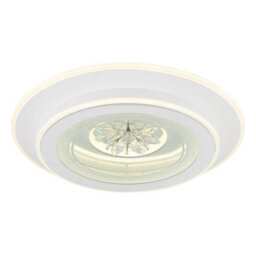 Luminosa Lighting Luminosa Bluma Integrated Led Semi Flush Ceiling Light White Led Dimmable 2700-6500K Remote Control Timer - thumbnail 1