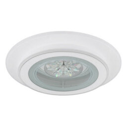 Luminosa Lighting Luminosa Bluma Integrated Led Semi Flush Ceiling Light White Led Dimmable 2700-6500K Remote Control Timer - thumbnail 2