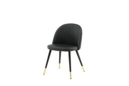 Set Of 2 Pu/ Velvet Dining Chairs -D57Xw50Xh77Cm, Seat Height 43Cm - thumbnail 3