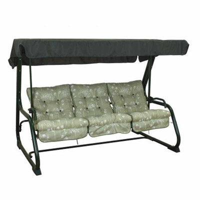 Glendale Garden & Leisure Glendale Vienna 3 Seater Black Hammock - Aspen Grey - image 1