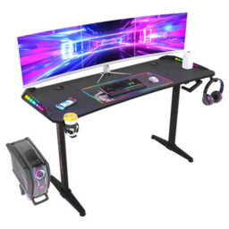 Fativo Large 160Cm Rgb Gaming Table Computer Desk Height Adjustable Sit To Stand Tables - thumbnail 9