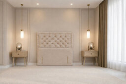 "Nexus Tuscany Plush Divan, Pebble, 54"" Headboard, No Drawers, Open Coil Mattress, Single" - thumbnail 7