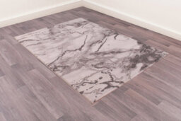 Dark Grey Geometric Modern Abstarct Rug Easy To Clean Living Room Bedroom And Dining Room -80Cm X 150Cm - thumbnail 2