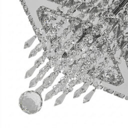 Crystal Led Ceiling Light Modern Flush Mount Chandelier Lights Living Room Lamp - thumbnail 4