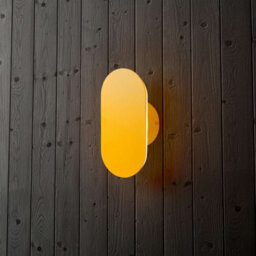 Houseof Outdoor Metal Mini Diffuser Wall Or Fence Light - Yolk Yellow - thumbnail 8