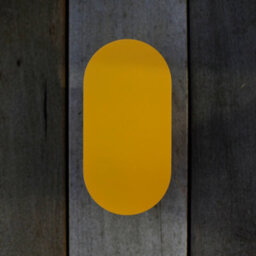 Houseof Outdoor Metal Mini Diffuser Wall Or Fence Light - Yolk Yellow - thumbnail 2