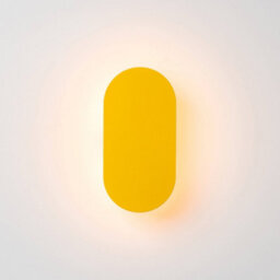 Houseof Outdoor Metal Mini Diffuser Wall Or Fence Light - Yolk Yellow - thumbnail 1