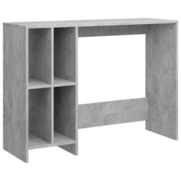 Berkfield Modern Notebook Desk Concrete Grey 102.5X35X75 Cm Engineered Wood