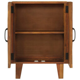 Berkfield Hand Carved Sideboard 55X30X75 Cm Solid Wood Reclaimed - thumbnail 3