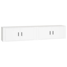 Berkfield Wall-Mounted Tv Cabinets 2 Pcs White 100X34.5X40 Cm - thumbnail 2