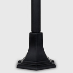 Valuelights Mayfair Traditional Victorian Style 1.2M Black Ip44 Outdoor Garden Lamp Post Bollard Light With Led Bulb - thumbnail 3