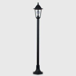 Valuelights Mayfair Traditional Victorian Style 1.2M Black Ip44 Outdoor Garden Lamp Post Bollard Light With Led Bulb - thumbnail 4