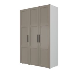 Atomia Modern Matt Pebble 2 Drawer Tall Triple Wardrobe (H)2247mm (W)1000mm (D)580mm - thumbnail 2