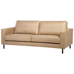 Beliani Living Room Set 4 Seater Savalen Faux Leather Beige - thumbnail 6