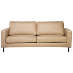 Beliani Living Room Set 4 Seater Savalen Faux Leather Beige - thumbnail 5