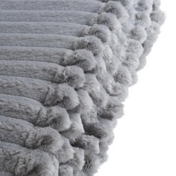 Dyzi Faux Rabbit Fur Double Sided Throw Blanket 180 X 200Cm Soft And Cosy - thumbnail 3