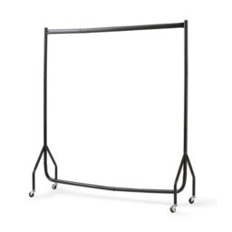 House Of Home Heavy Duty Black Metal 4Ft Long X 5Ft Tall Quality Clothes Rail Stand - thumbnail 3