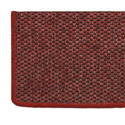 Floordirekt Calcutta Self Adhesive Soft Sisal Stair Tread Mat For Indoor Stairs Rectangular Red 23.5 X 65 Cm - thumbnail 3