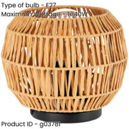 Loops Stylish Modern Black Table Lamp For Home Decor - Enhance Your Indoor Lighting - thumbnail 2