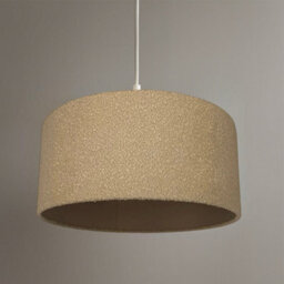 CGC Lighting Petra 45Cm Large Light Brown/taupe Boucle Ceiling Or Table Lamp Shade - thumbnail 2