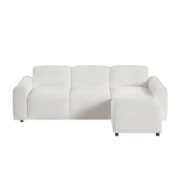 Flair Manon Boucle 3-Seater Corner Sofa - Cream - thumbnail 4